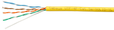 UTP-4P-Cat.5e-SOLID-YL